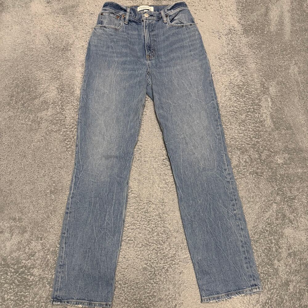 Abercrombie & Fitch Jeans Womens 27 /4 (27x29.5) 90s Straight Ultra High Curve